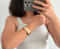 Squared bangle