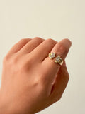 Boho chunk ring