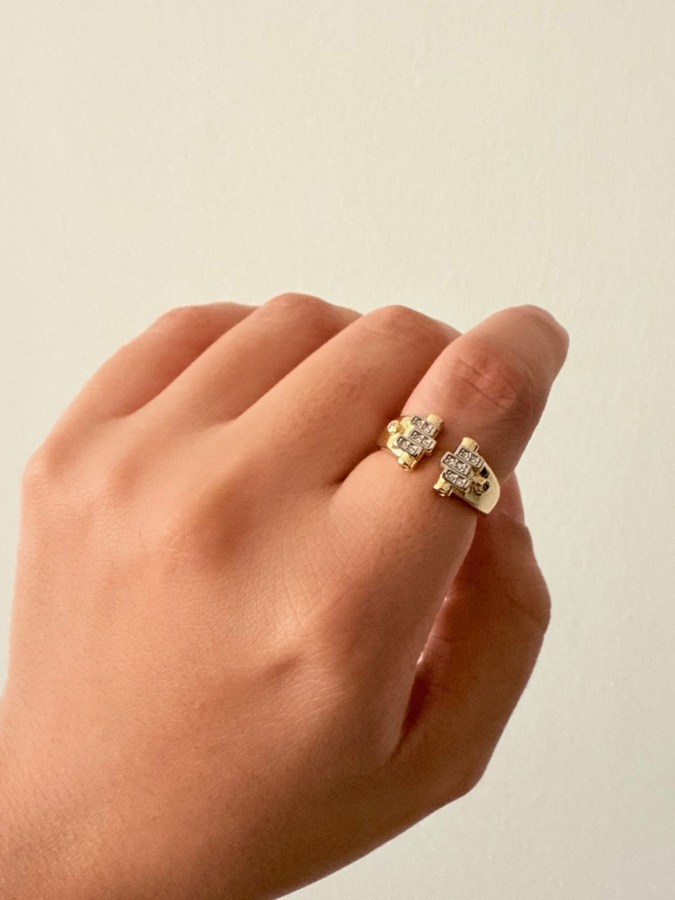 Boho chunk ring