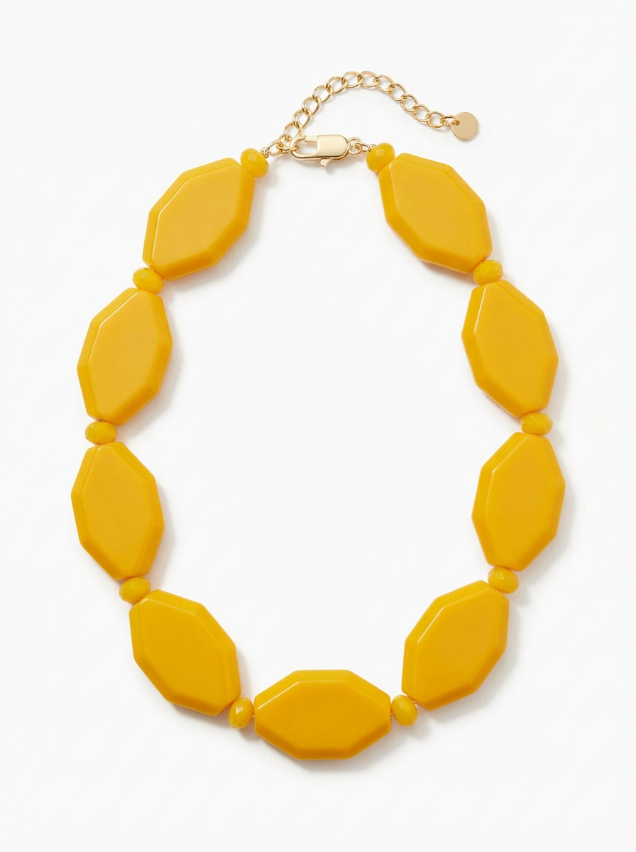 Yellow mustard collier
